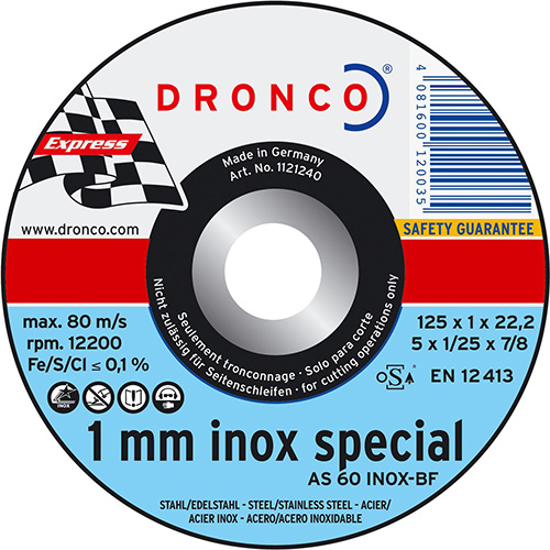 Pack de discos de corte AS 60 T INOX Special Express LIFETIME PLUS
